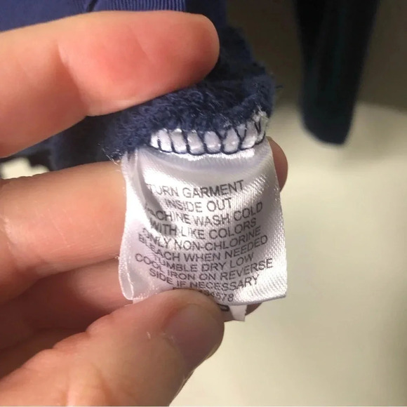 Girls Vineyard Vines Navy Long Sleeve Top Size Large - Picture 6 of 6